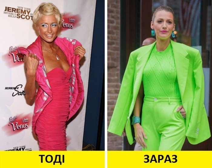 Кислотні і неонові відтінки
