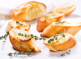 Грінки з часником